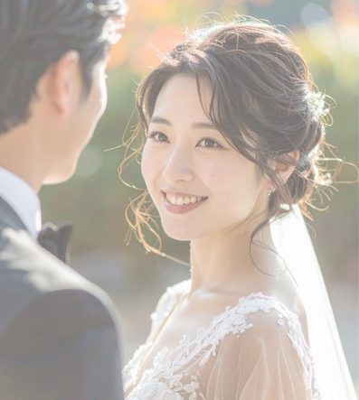 ブライダル前の肌管理イメージ